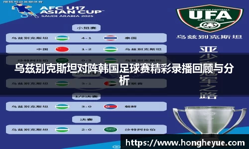 乌兹别克斯坦对阵韩国足球赛精彩录播回顾与分析
